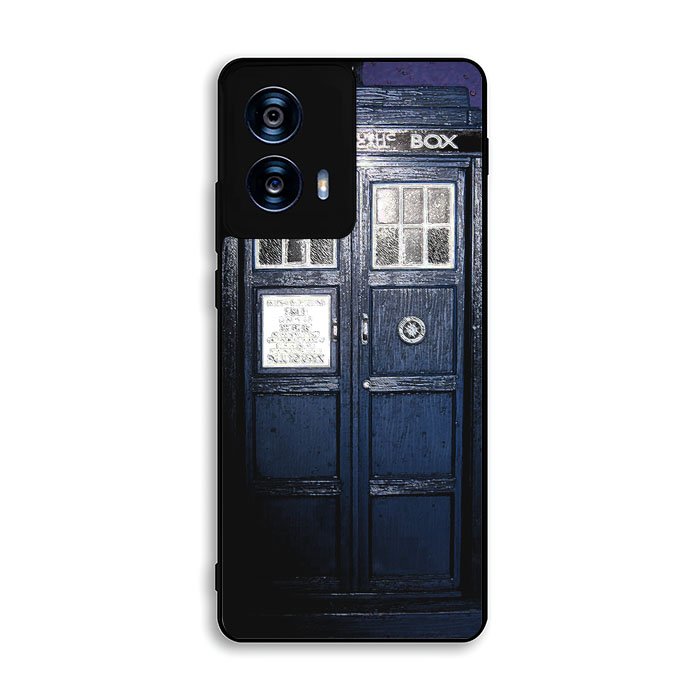 Dark Blue Tardis Doctor Who Toy Motorola Moto G Power 5G 2024 Case FE5148