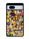 Simpsons All Characters Google Pixel 7A Case