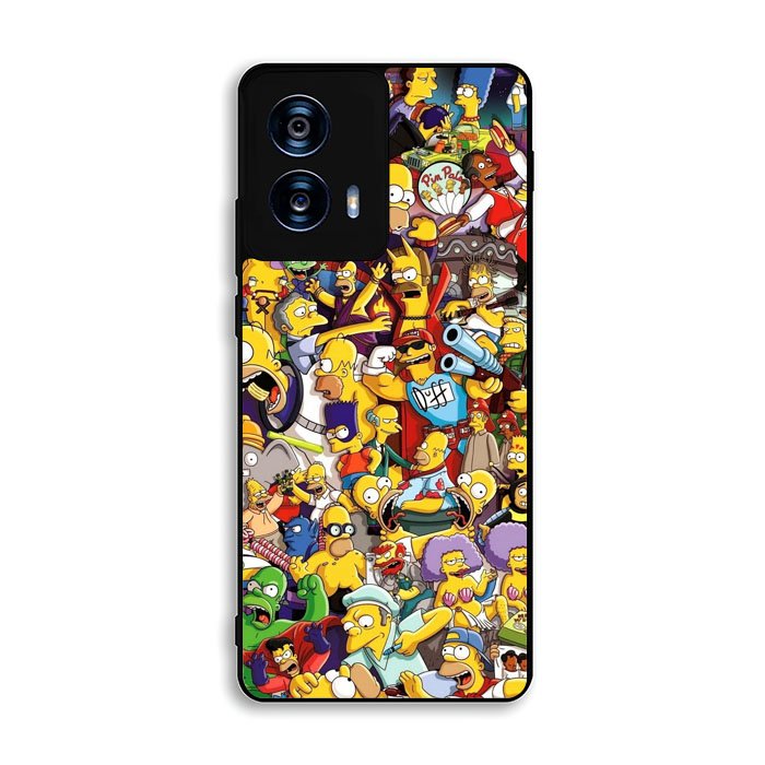 Simpsons All Characters Motorola Moto G Power 5G 2024 Case FE0894