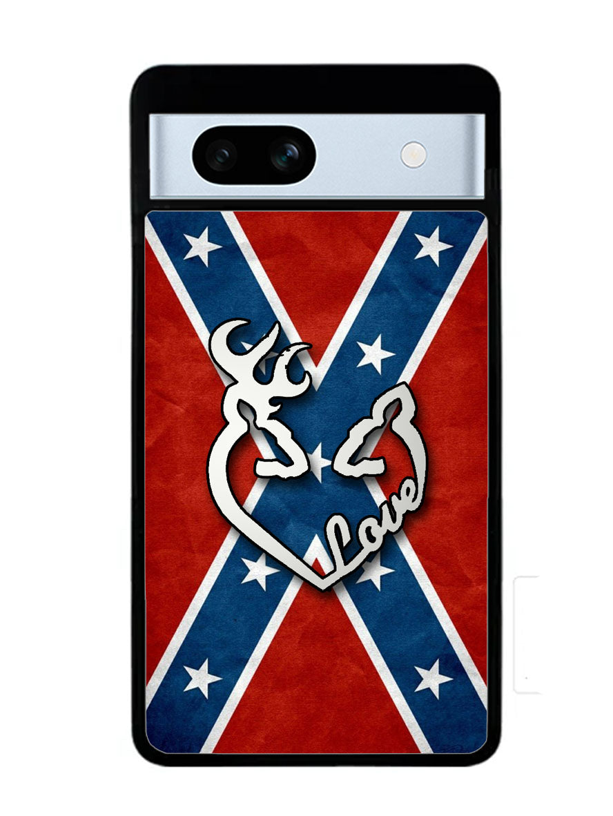 Deer Camo Love Rebel Google Pixel 7A Case