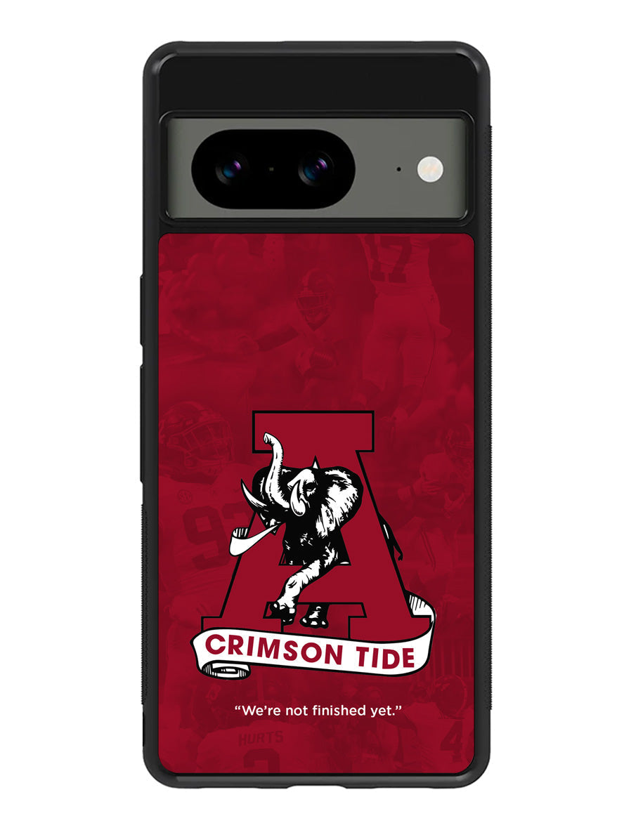 We are not finished yet Alabama Google Pixel 8a Case