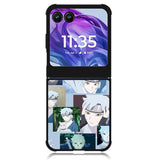 Mitsuki Anime Blue Motorola Moto Razr 2024 , Moto Razr 50 Case
