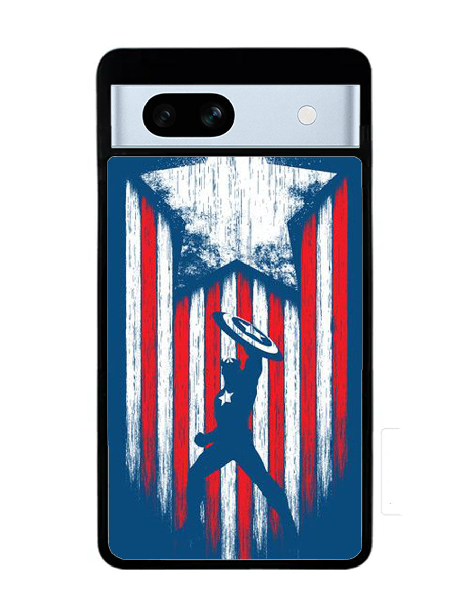 Captain America Blue Google Pixel 7A Case