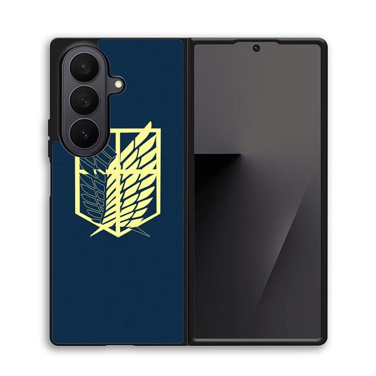 Attack On Titan Simple Insignia Samsung Galaxy Z Fold 7 Case
