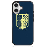 Attack On Titan Simple Insignia iPhone 16 Plus Case