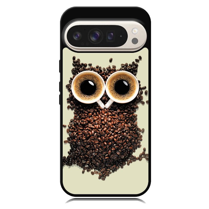Coffee owl Google Pixel 9 | Google Pixel 9 Pro Case