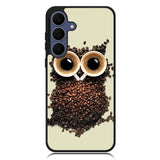 Coffee owl Samsung Galaxy S25 FE Case