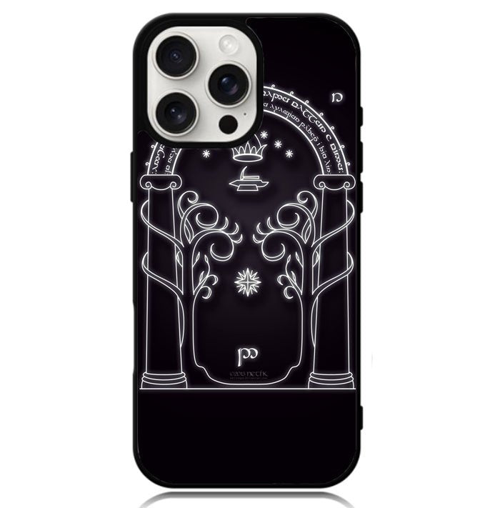 Magic Gate Of Moria Lord Of The Ring The Hobbit Case iPhone 16 Pro Max BC1046