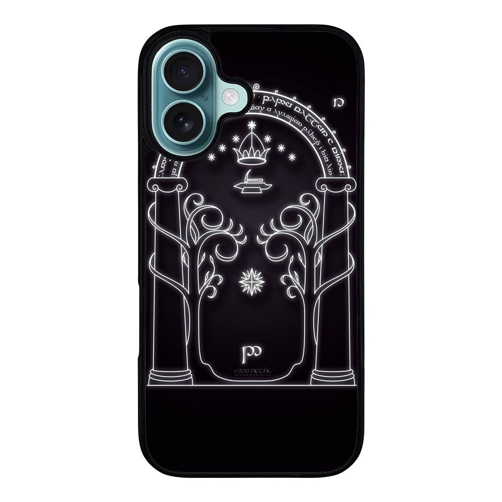 Magic Gate Of Moria Lord Of The Ring The Hobbit Case iPhone 16 Plus BC1046