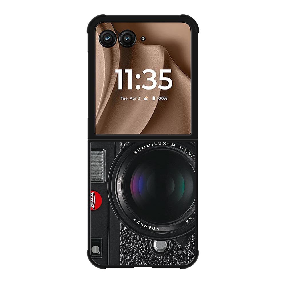 Black M9 Leica Camera Motorola Moto RAZR Plus 2025 Case