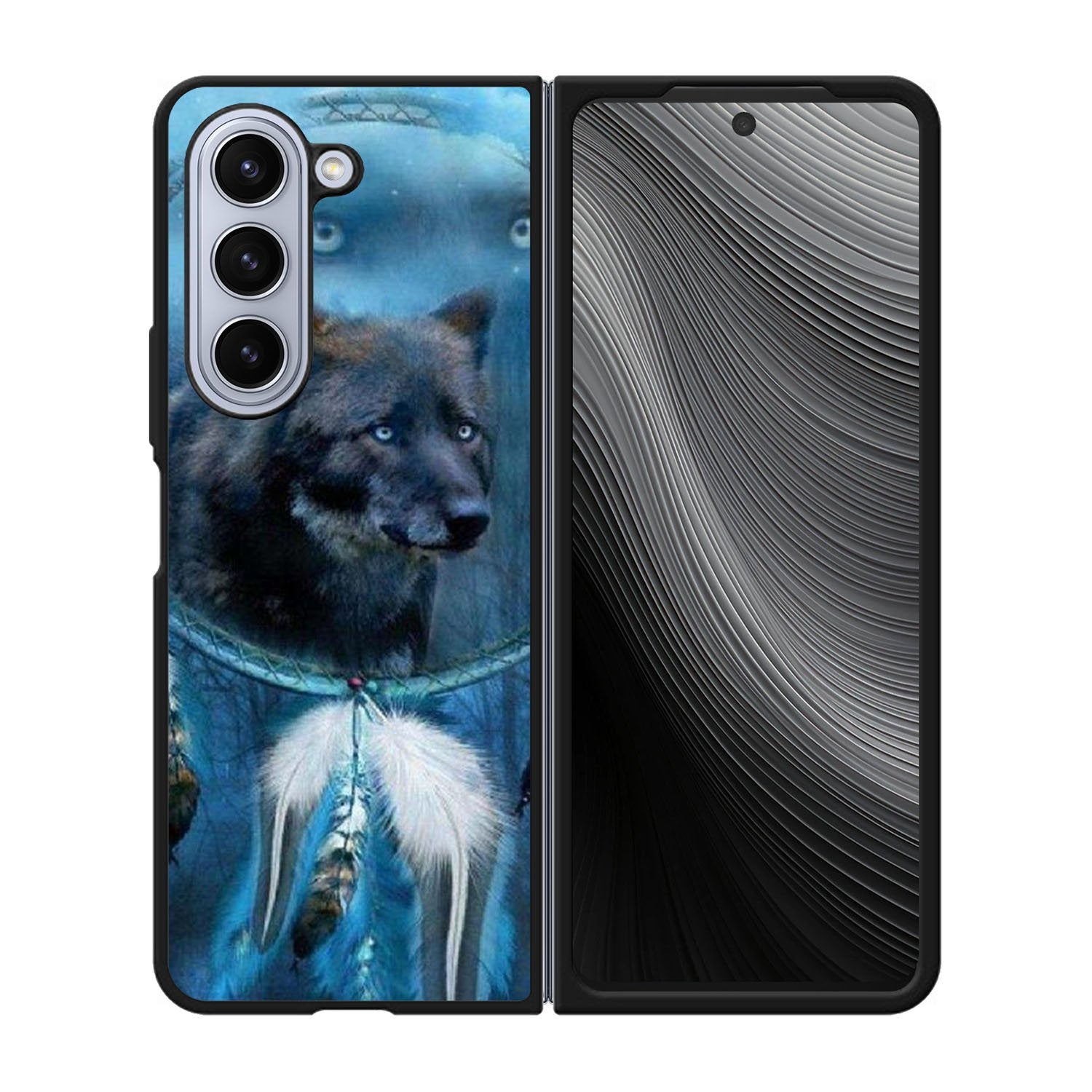 WOLF DREAM CATCHER Case Samsung Galaxy z Fold 5 5G BC1050