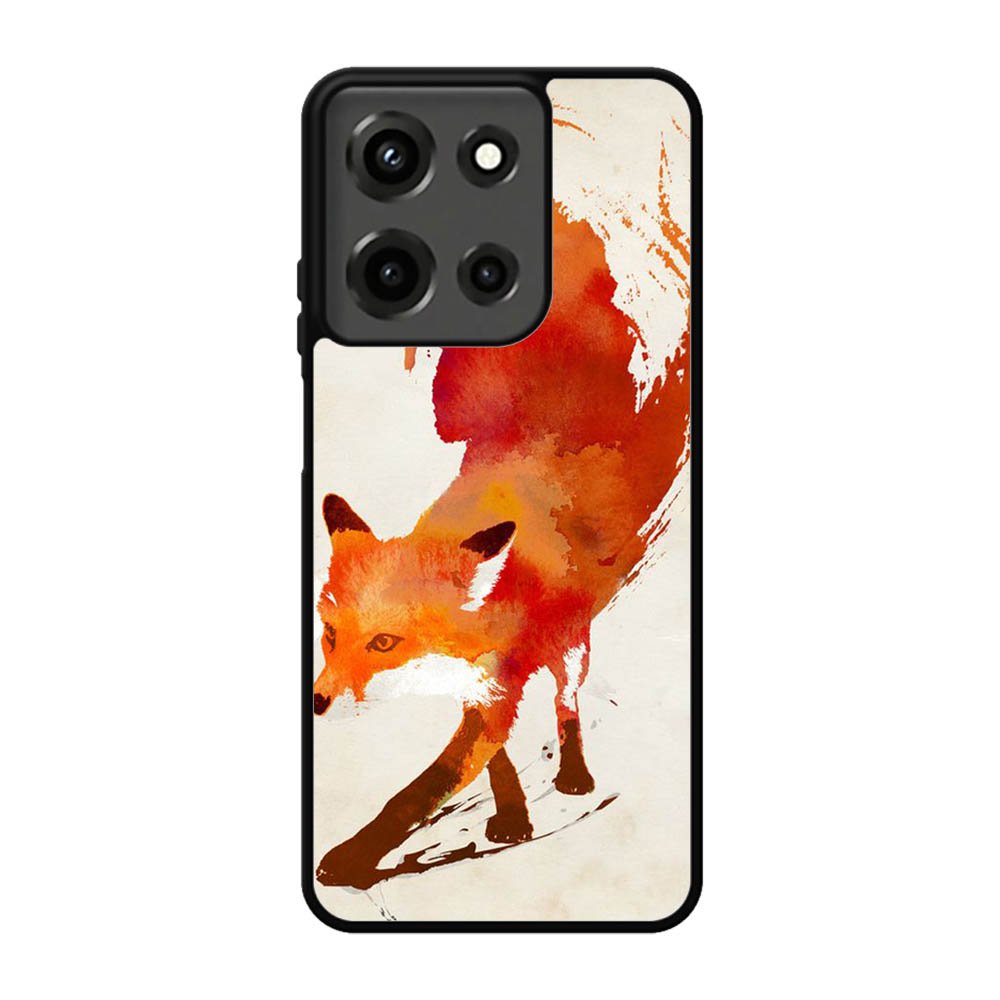 Watercolor art orange red fox animal Motorola Moto G 5G 2025 Case FE5985