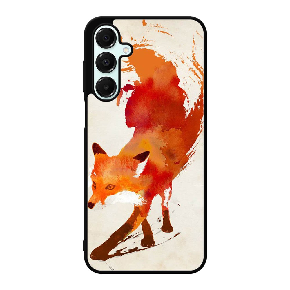 Watercolor art orange red fox animal Samsung Galaxy A16 Case BC1052
