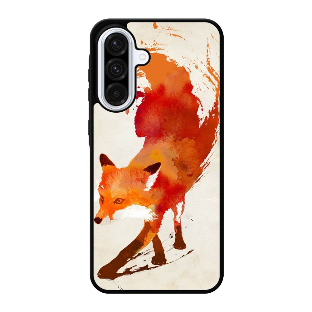 Watercolor art orange red fox animal Samsung Galaxy A56 Case FE5113