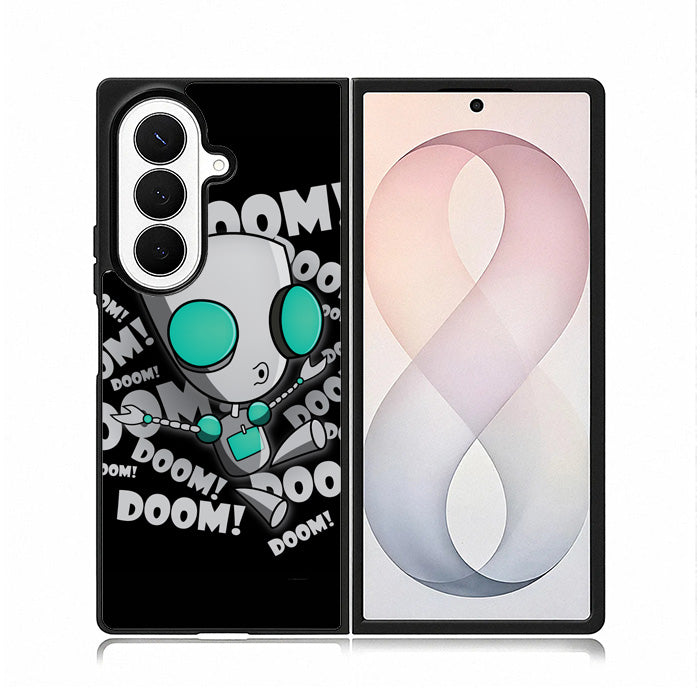 invader zim gir doom song Samsung Galaxy Z Fold 8 Ultra Case BC1057