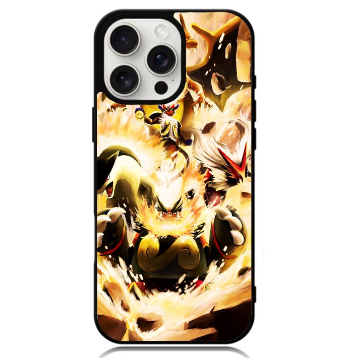 Pokemon Charizard Infernape Case iPhone 16 Pro Max BC1061