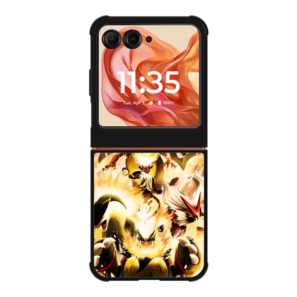 Pokemon Charizard Infernape Motorola Moto Razr 2025/2024 , Moto Razr 60/50 Case BC1061