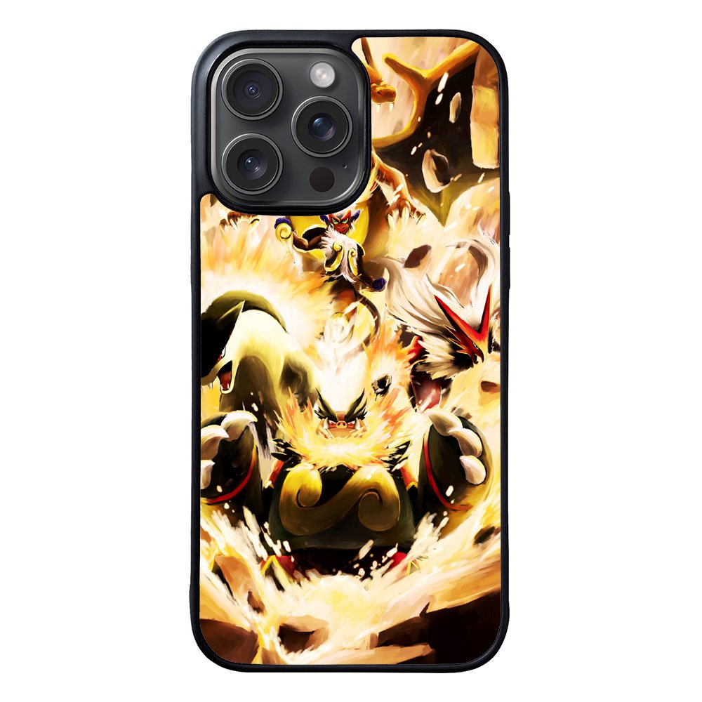 Pokemon Charizard Infernape Case iPhone 15 Pro BC1061