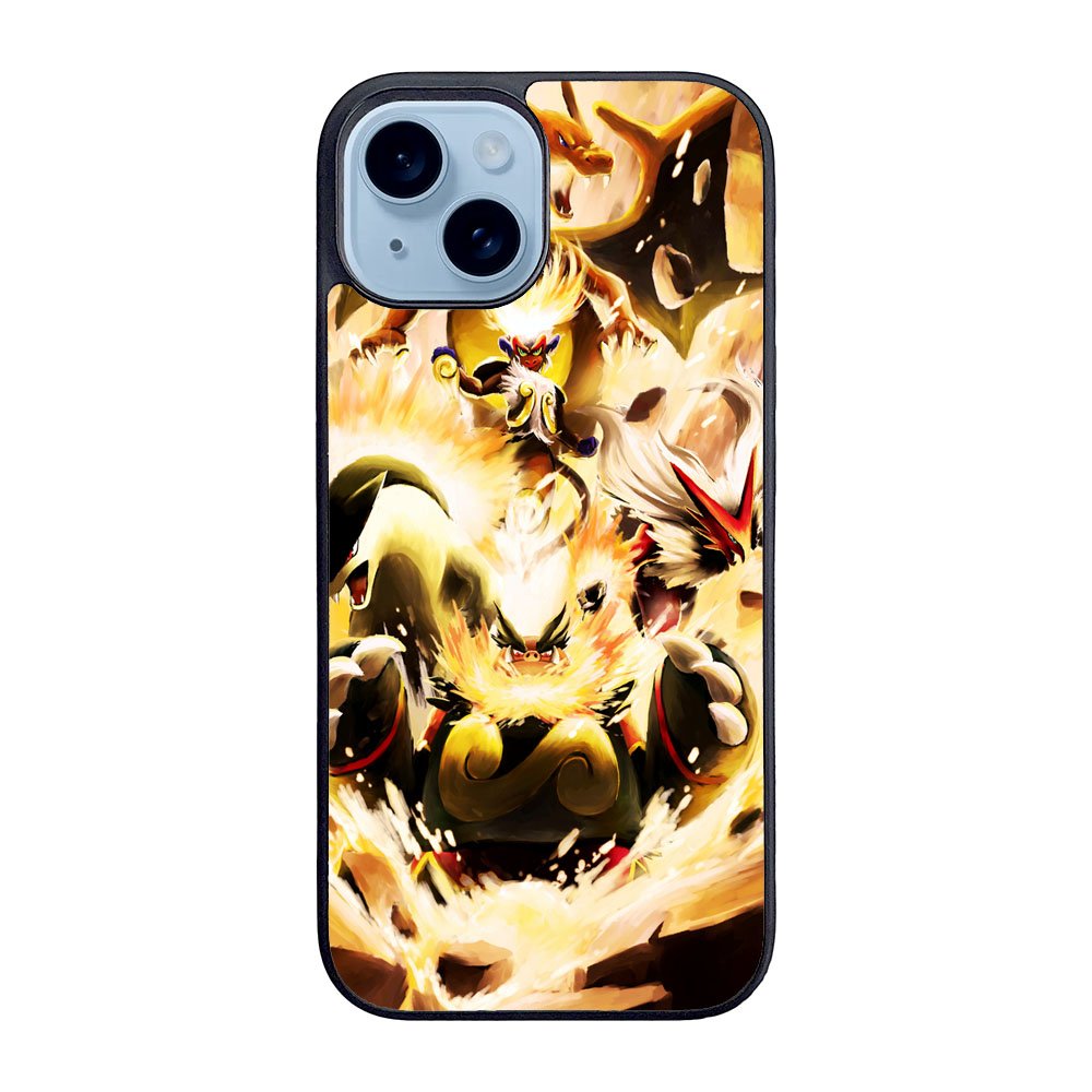 Pokemon Charizard Infernape Case iPhone 15 Plus BC1061