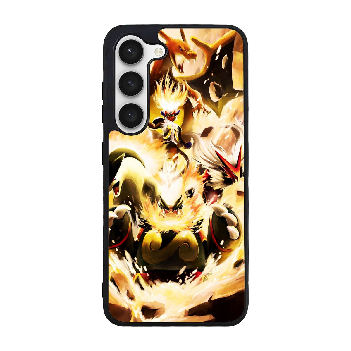 Pokemon Charizard Infernape Case Samsung Galaxy S25 Plus 5G BC1061