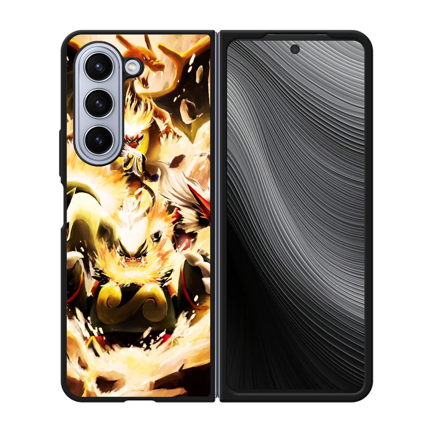 Pokemon Charizard Infernape Case Samsung Galaxy z Fold 5 5G BC1061