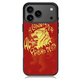 House Lannisters Sigil Red Lion Z0711 iPhone 17 Pro Case