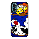 tweety bird and sylvester Case iPhone 16 Plus BC1070