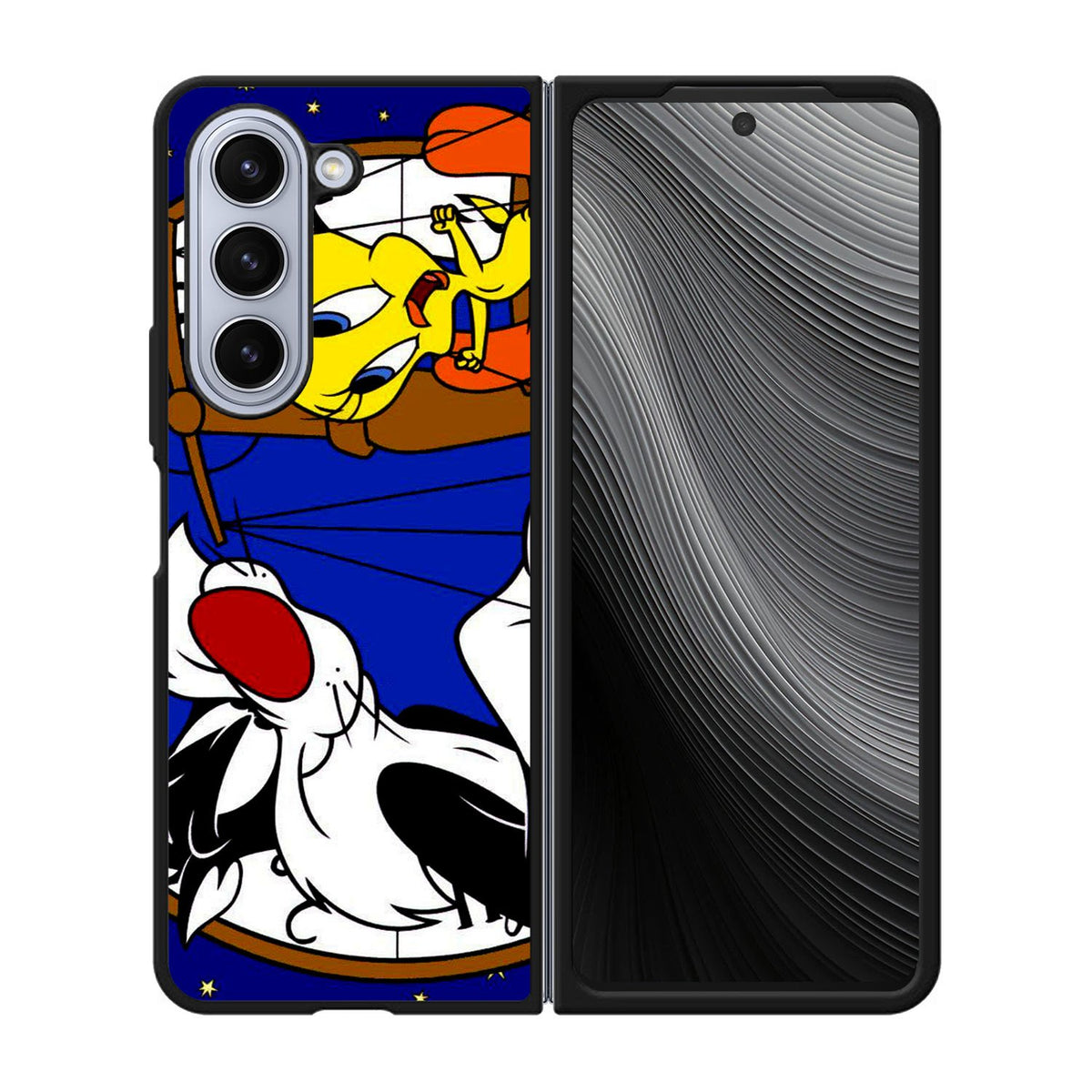 tweety bird and sylvester Case Samsung Galaxy z Fold 5 5G BC1070