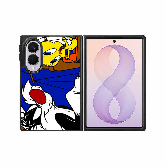 tweety bird and sylvester Samsung Galaxy Z Fold 8 Case BC1070