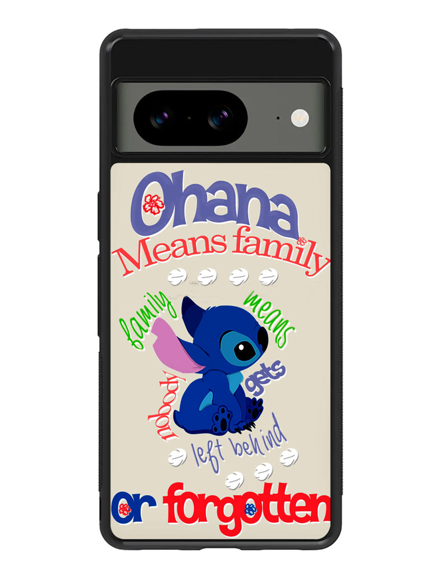 Stitch Disney Ohana Means Family Google Pixel 8a Case