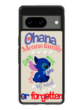 Stitch Disney Ohana Means Family Google Pixel 8a Case