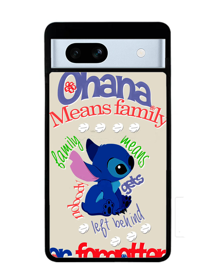 Stitch Disney Ohana Means Family Google Pixel 7A Case