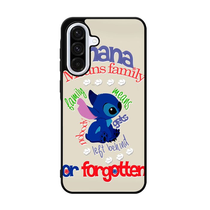 Stitch Disney Ohana Means Family Samsung Galaxy A36 Case FE4076