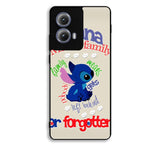 Stitch Disney Ohana Means Family Motorola Moto Edge 2024 Case FE0183