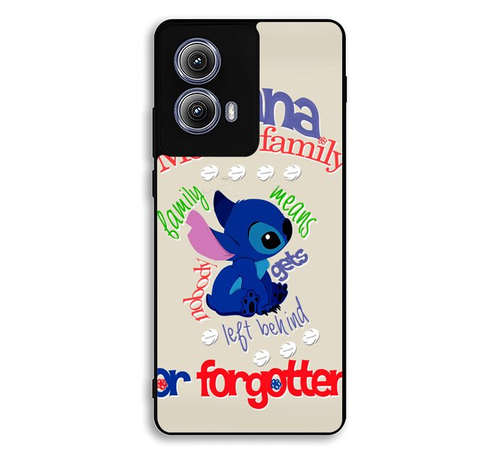 Stitch Disney Ohana Means Family Motorola Moto Edge 2024 Case FE4076