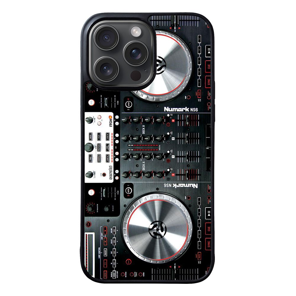Digital mixer DJ turntable electronic music Case iPhone 15 Pro BC1073