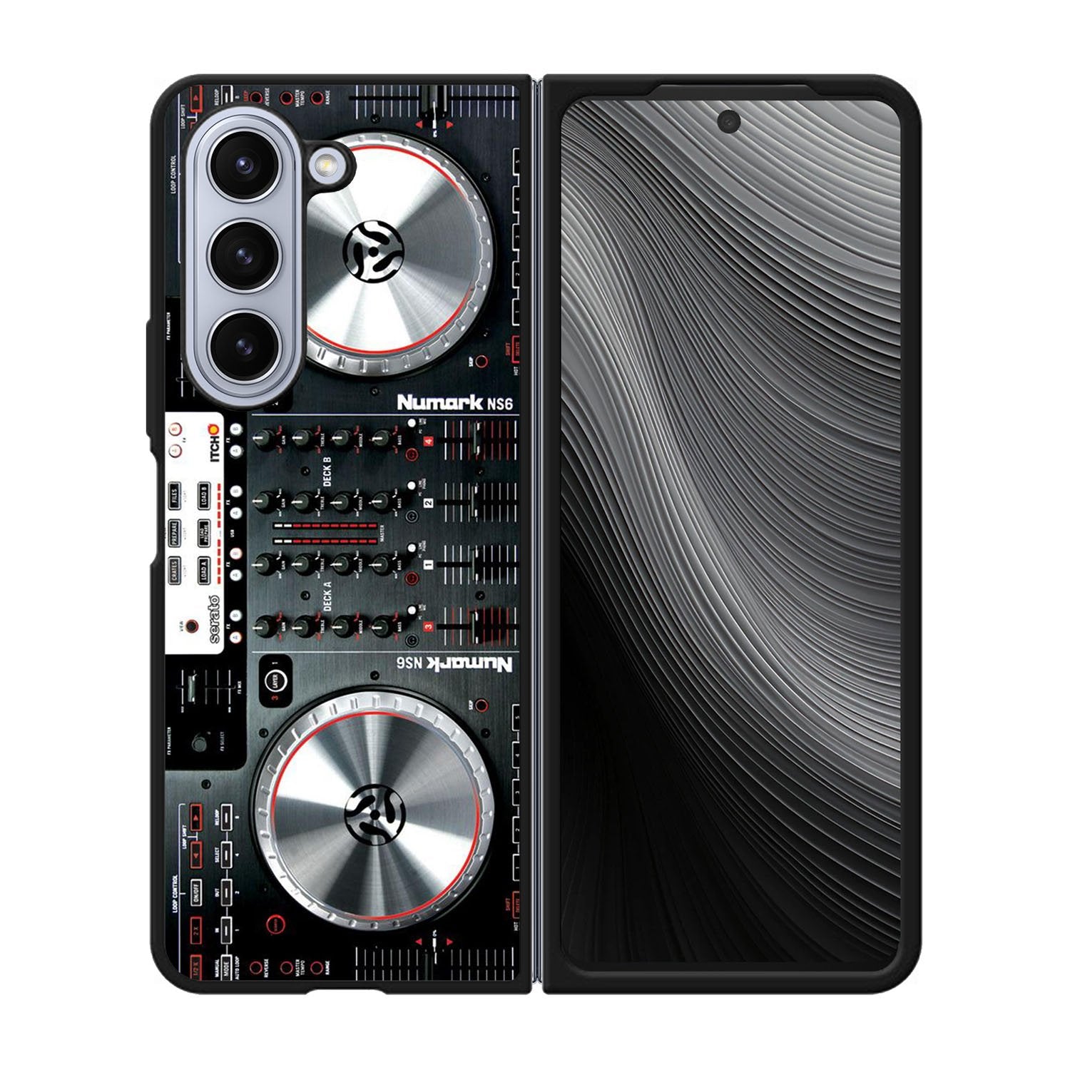 Digital mixer DJ turntable electronic music Case Samsung Galaxy z Fold 5 5G BC1073