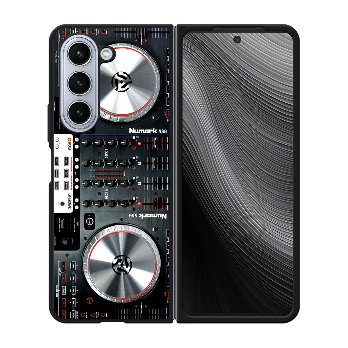 Digital mixer DJ turntable electronic music Case Samsung Galaxy z Fold 5 5G BC1073