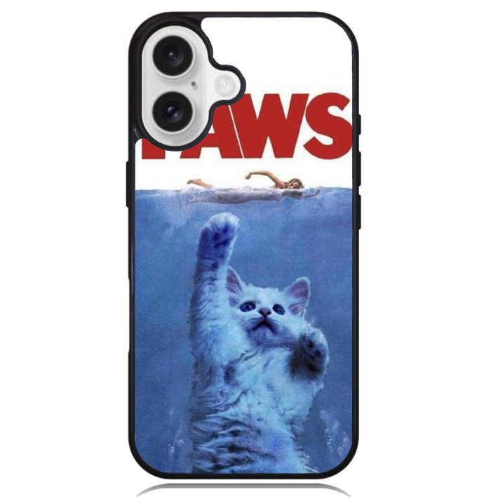 PAWS OVIE PARODY FUNNY CAT ATTACK Case iPhone 16 BC1075