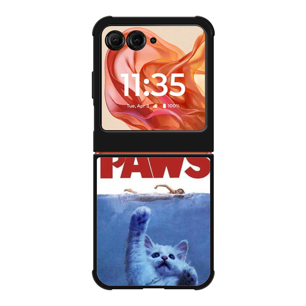 PAWS OVIE PARODY FUNNY CAT ATTACK Motorola Moto Razr 2025/2024 , Moto Razr 60/50 Case BC1075