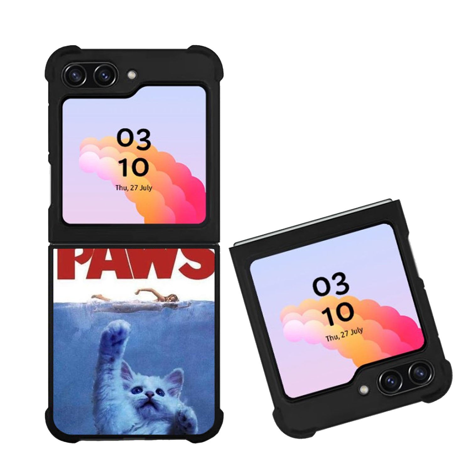 PAWS OVIE PARODY FUNNY CAT ATTACK Case Samsung Galaxy Z Flip 5 5G BC1075