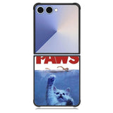 PAWS OVIE PARODY FUNNY CAT ATTACK Samsung Galaxy Z Flip 7 Case BC1075