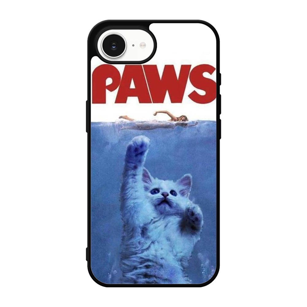 PAWS OVIE PARODY FUNNY CAT ATTACK iPhone 17e Case BC1075