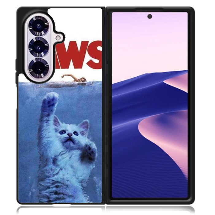 PAWS OVIE PARODY FUNNY CAT ATTACK Samsung Galaxy Z Fold 7 5G Case BC1075