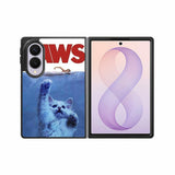 PAWS OVIE PARODY FUNNY CAT ATTACK Samsung Galaxy Z Fold 8 Case BC1075
