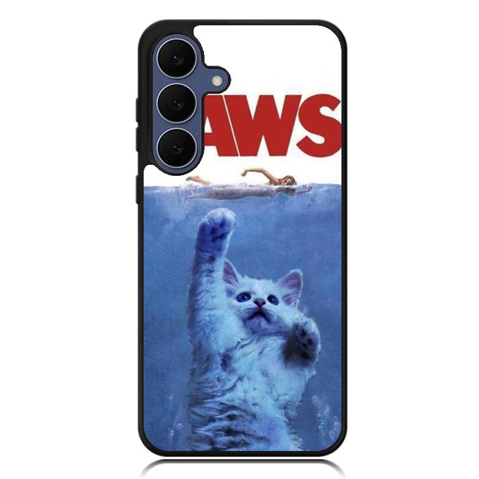 PAWS OVIE PARODY FUNNY CAT ATTACK Samsung Galaxy S25 FE Case BC1075