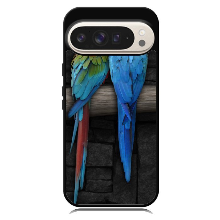 Cute Couple of Birds Parrot Pair Couple Animal Bird Google Pixel 9 | Google Pixel 9 Pro Case