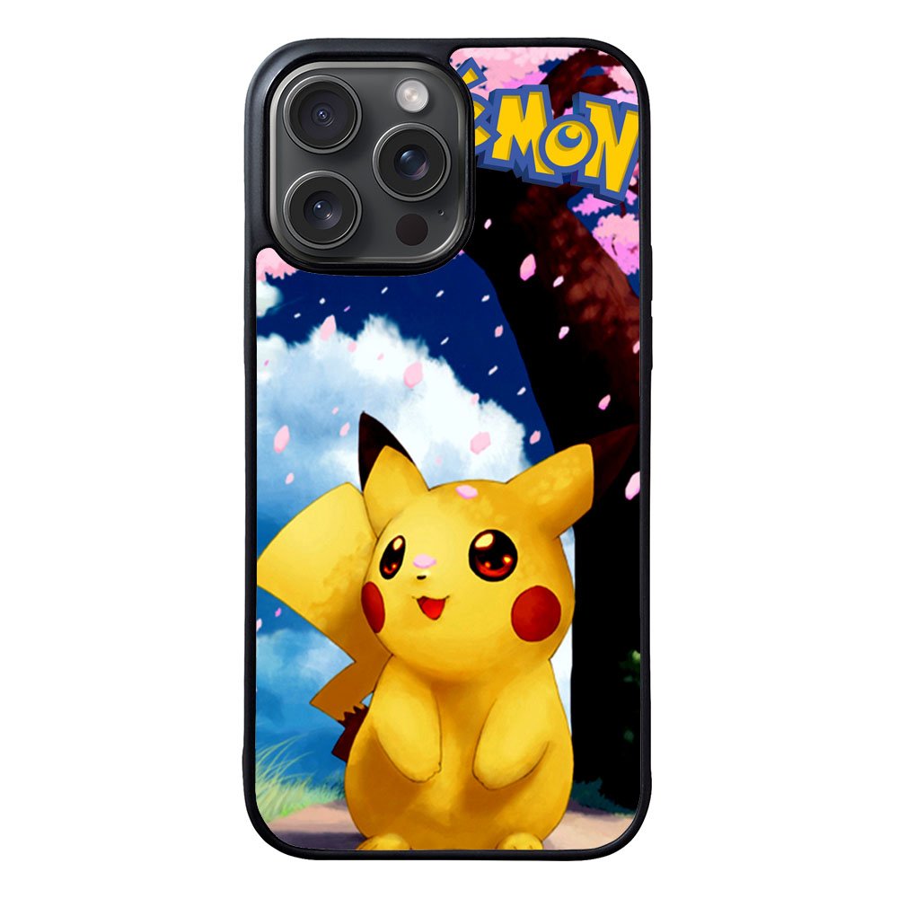 Awesome Sakura Sweet Pikachu Pokemon Case iPhone 15 Pro Max BC1076
