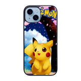 Awesome Sakura Sweet Pikachu Pokemon Case iPhone 15 Plus BC1076