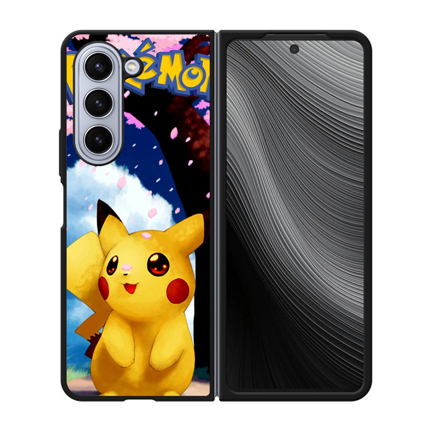 Awesome Sakura Sweet Pikachu Pokemon Case Samsung Galaxy z Fold 5 5G BC1076